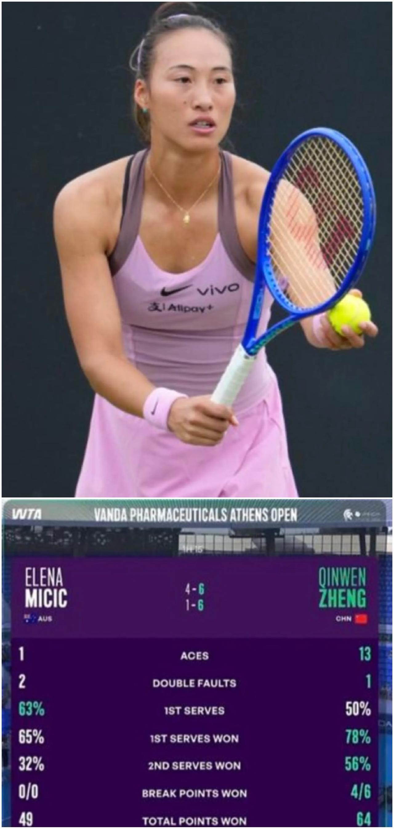 2026跟着网球🎾环游世界WTA250雅典公开赛第二轮最吸引中国?