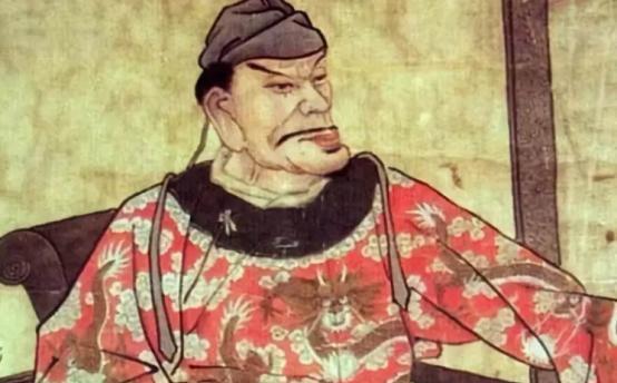 一代皇帝朱元璋，状若龙头，类人非人，尖下巴，两撇凤鬓。此面貌堪称千年来之最，但意