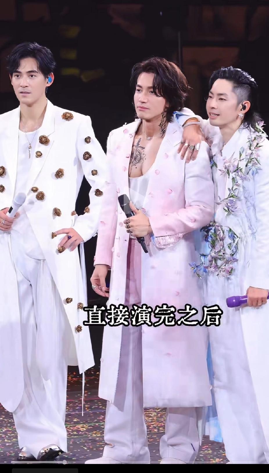 F3们站在一起太亮眼了，一直以为言承旭是F4里面最高的，没想到周渝民才是最高的，