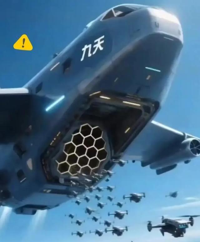 别再问九天无人机怕不怕被一发导弹打掉了。真要能一发解决，它也不叫“九天”了。