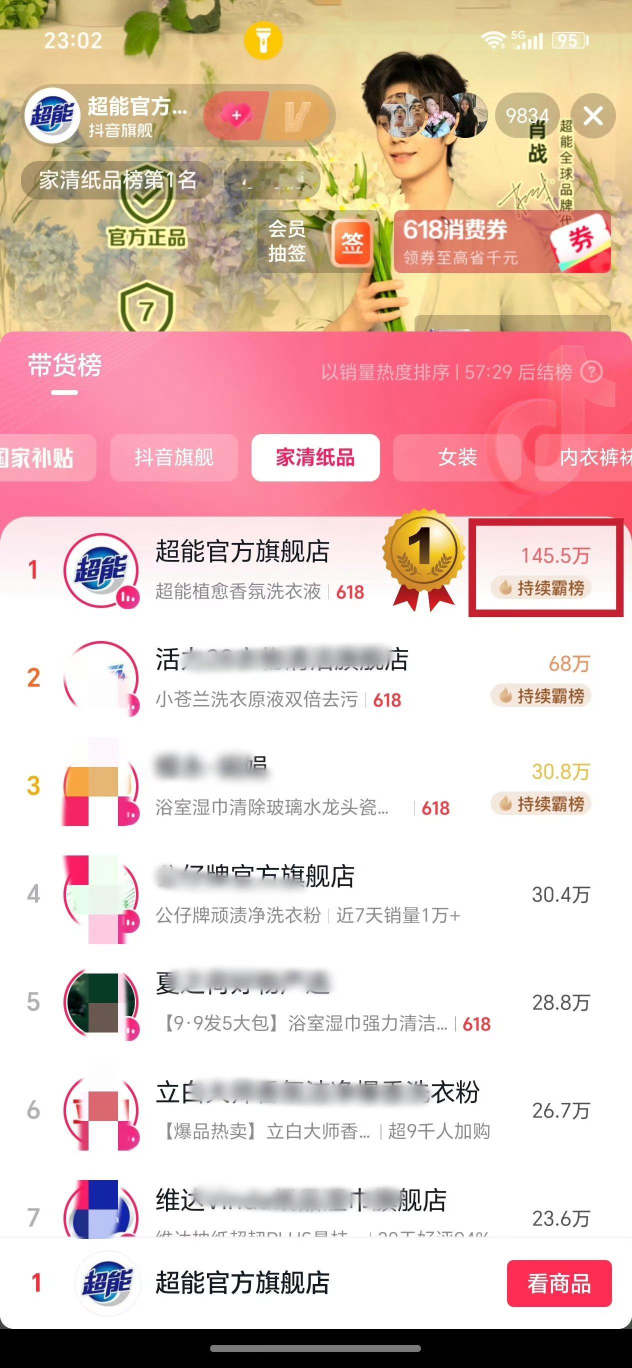 肖战代言超能才一天，超能就全平台留下售罄两个字心满意足的笑了。这才是顶流之所以是