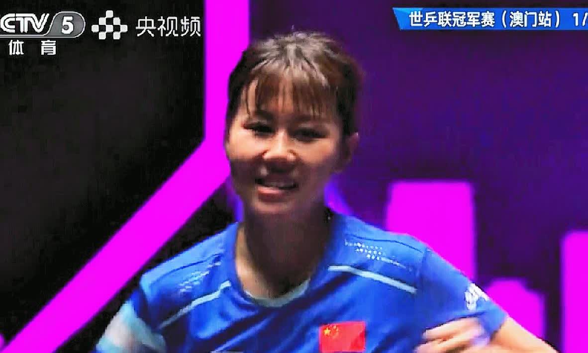 “陈幸同太不容易了！”随着韩莹最后一个回球出界，陈幸同4-1战胜对手，满屏幕飘起