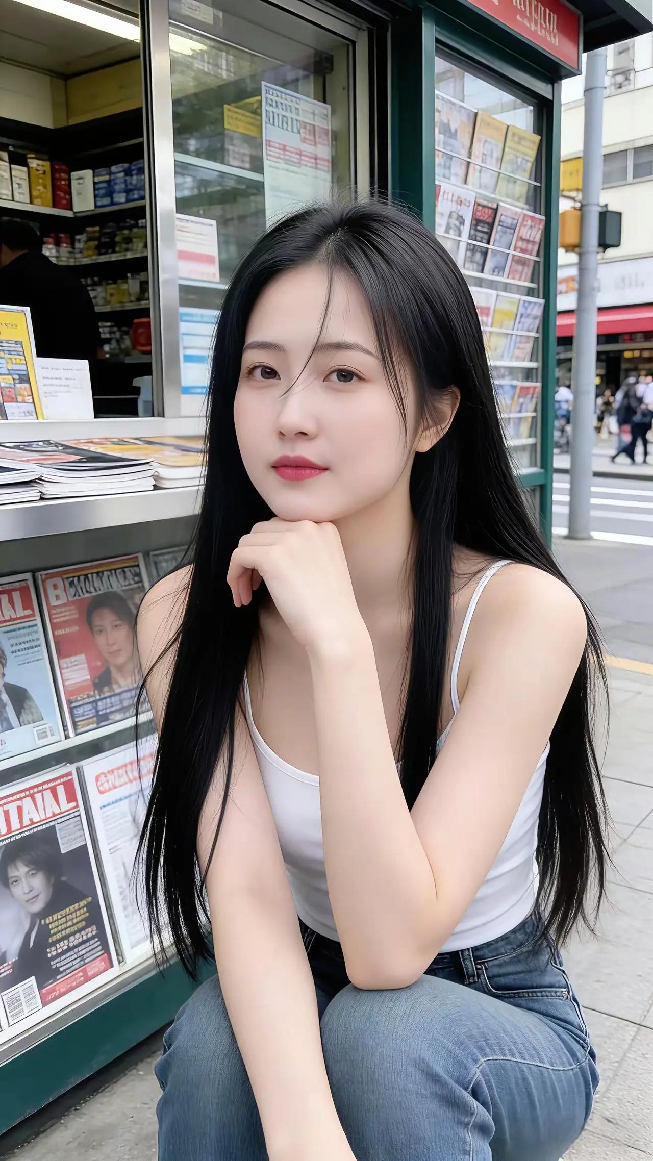 甜妹穿搭随意拍原相机迷之角度