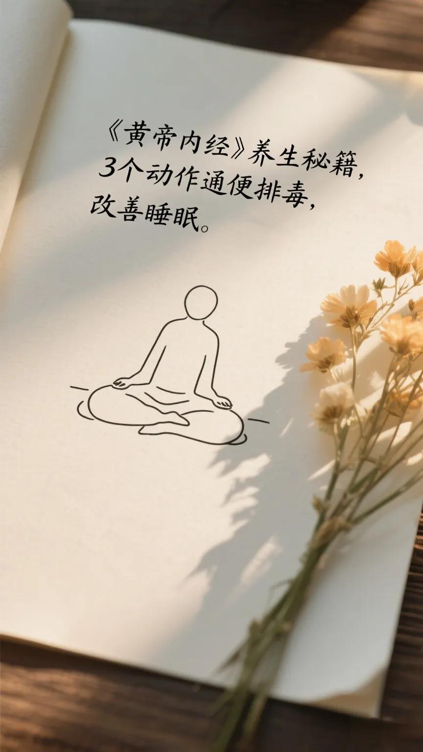 《黄帝内经》中,怎么养生精气神?跟着《黄帝内经》学养生：3个简单动作，帮你通便