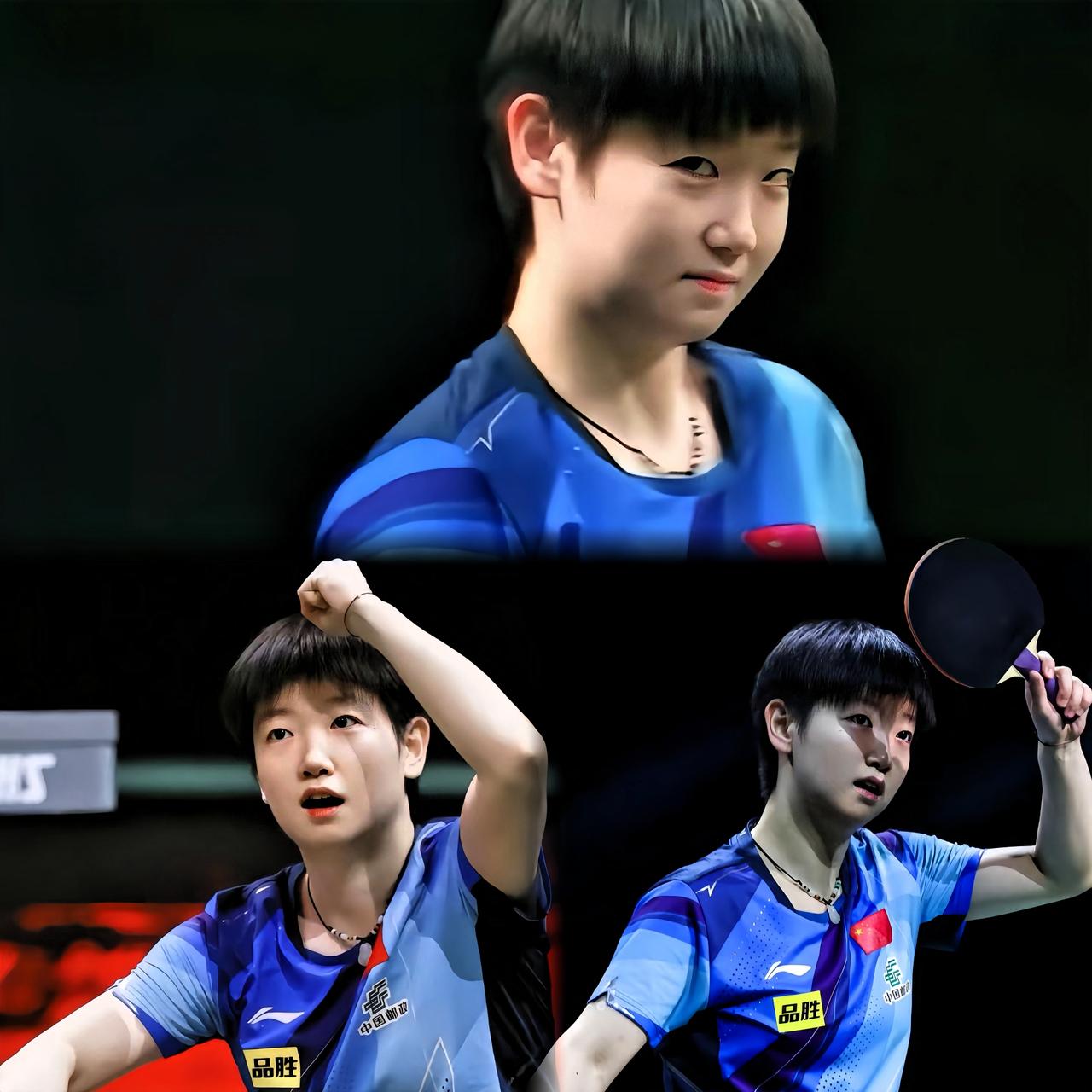 莎莎真的可爱到犯规！！德班世乒赛决赛那球，她浪丢后偷偷瞟向看台找coco的