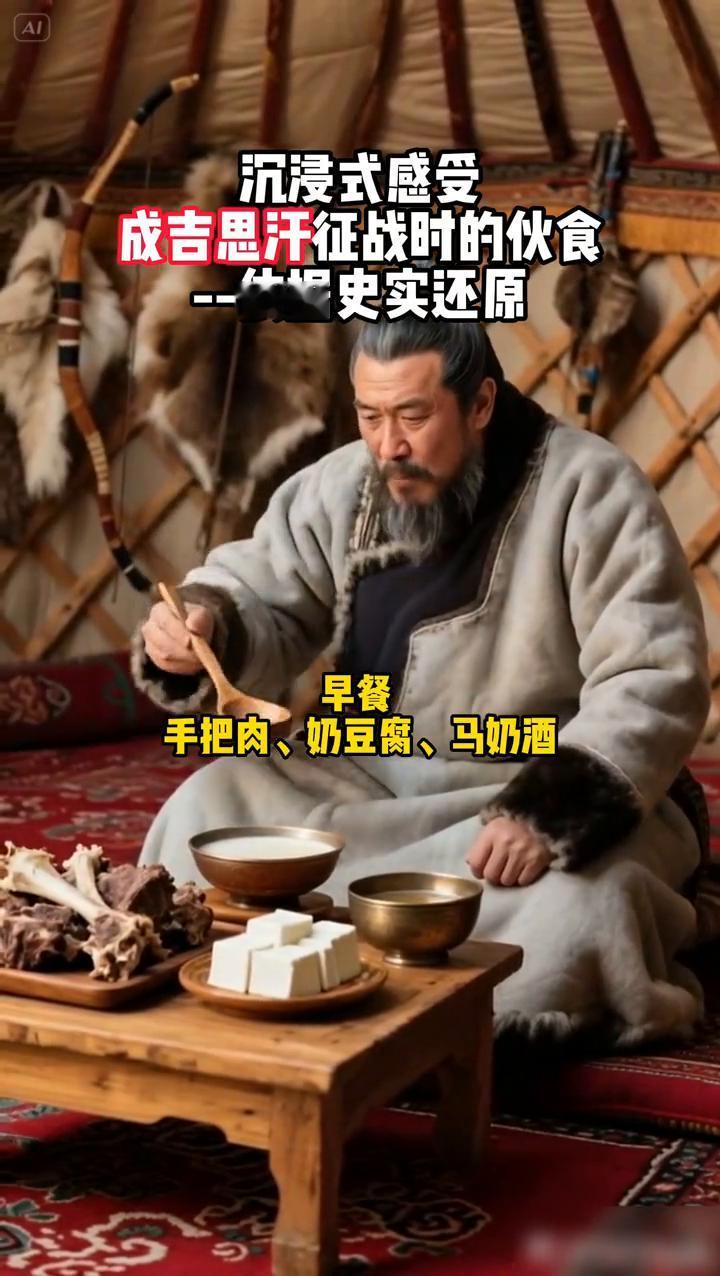 成吉思汗征战时一日三餐吃什么？沉浸式感受成吉思汗征战时的伙食，依据史实还原。