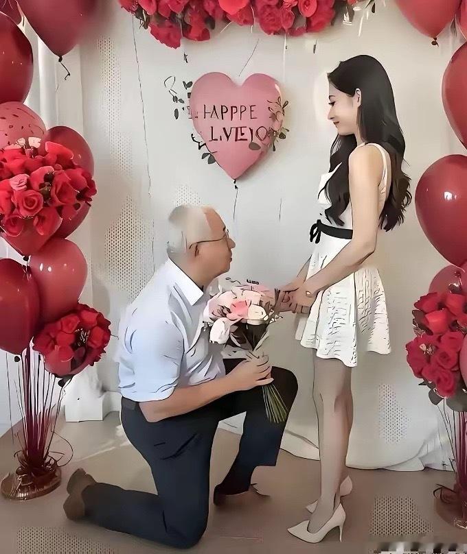 又一次证明，金钱是婚姻的基础，与年龄无关