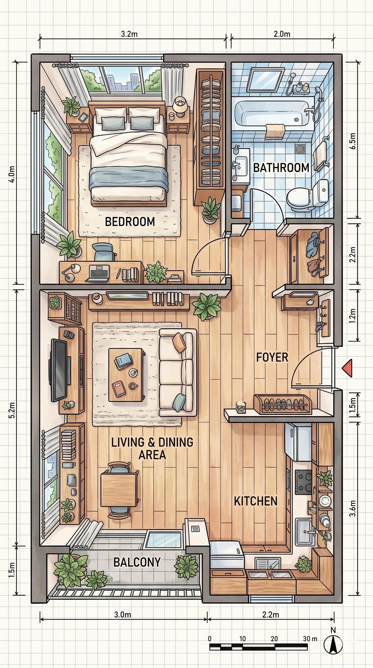 五种一人居户型，以你的品味，你会选择哪个户型？