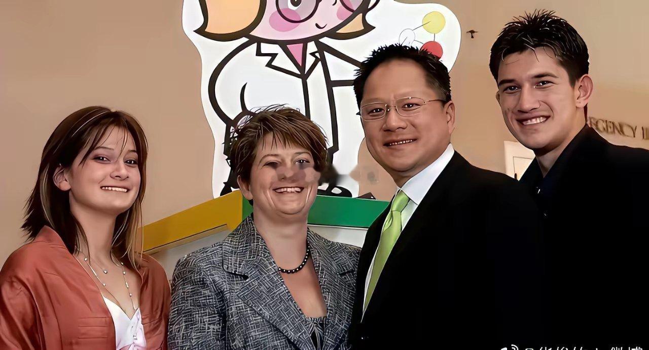 黄仁勋孩子不像华人，是基因背叛了血缘还是我们早忘了什么叫华人？