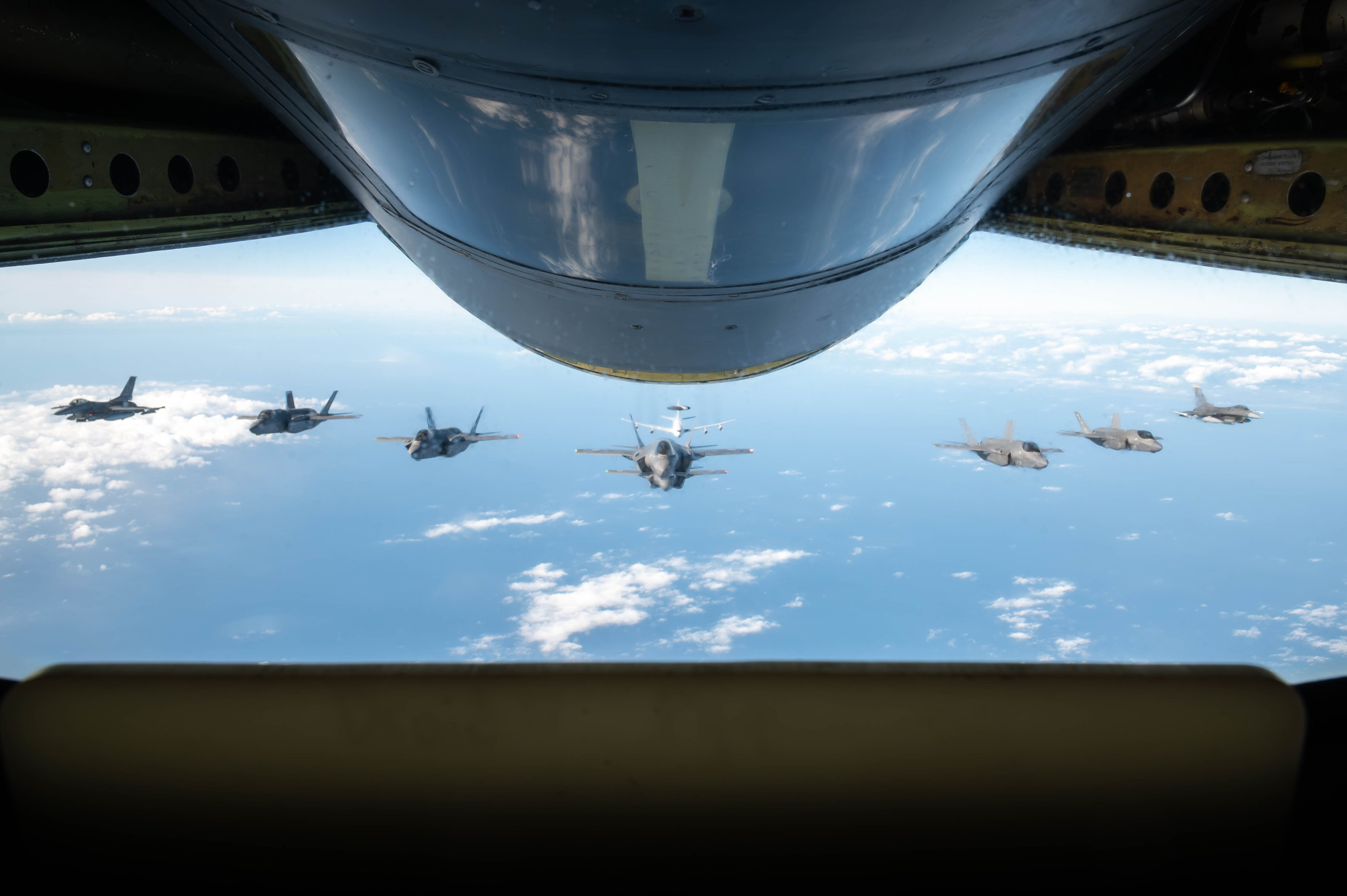 皇家澳大利亚空军、美国空军、航空自卫队在三泽基地进行联合作战演练
