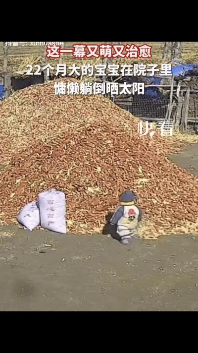 22个月大的宝宝火了！吉林，一妈妈将宝宝送到姥姥家玩，这天，妈妈突然想宝宝了，便