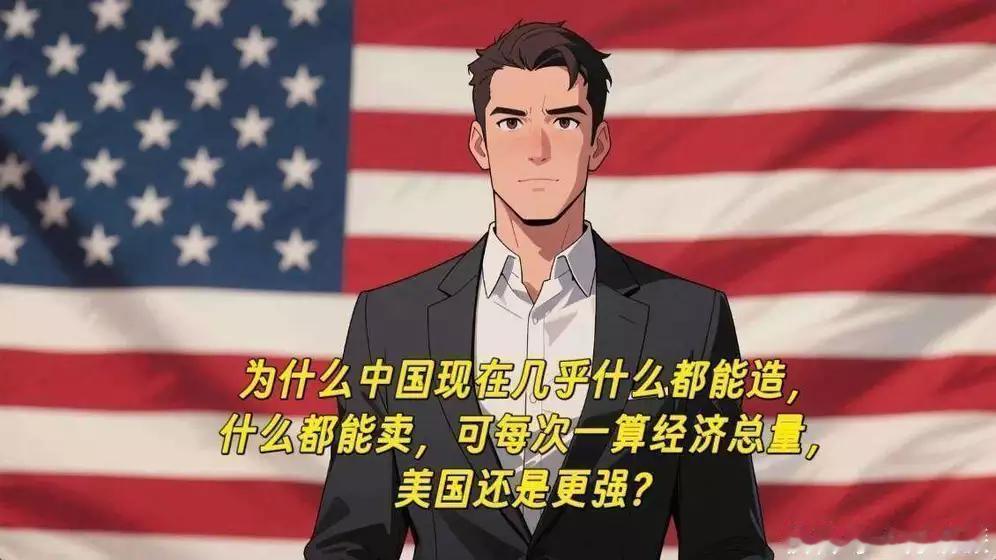 中国制造业那叫一个牛，啥都能造能卖，经济触角遍布全球。可一算经济总量，美国还是领