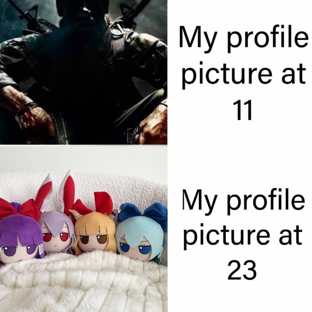 我11岁时的头像和我23岁时的头像