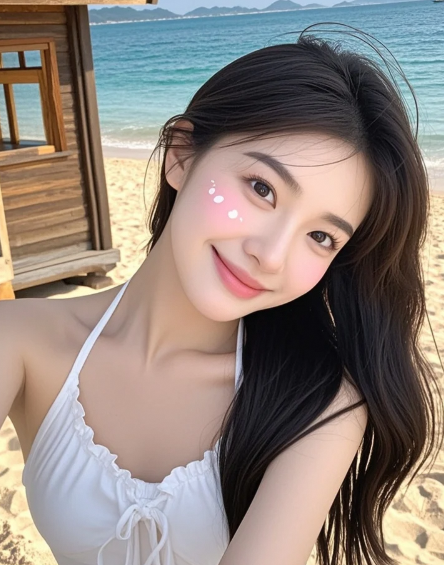 淡妆素颜也敢晒太阳，我的自信你打几分？
