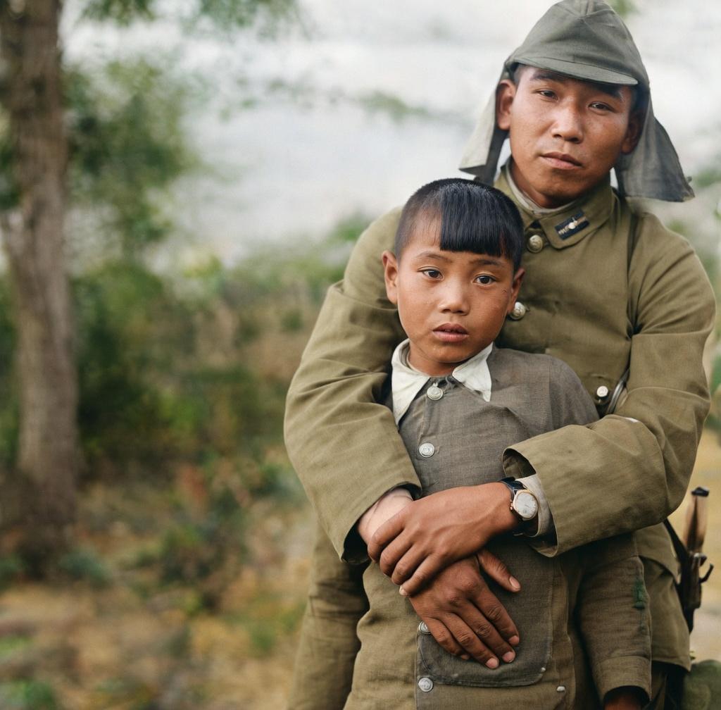 这张看似温情的合影，从来不是什么“日中亲善”的见证，而是侵华日军最无耻的伪善