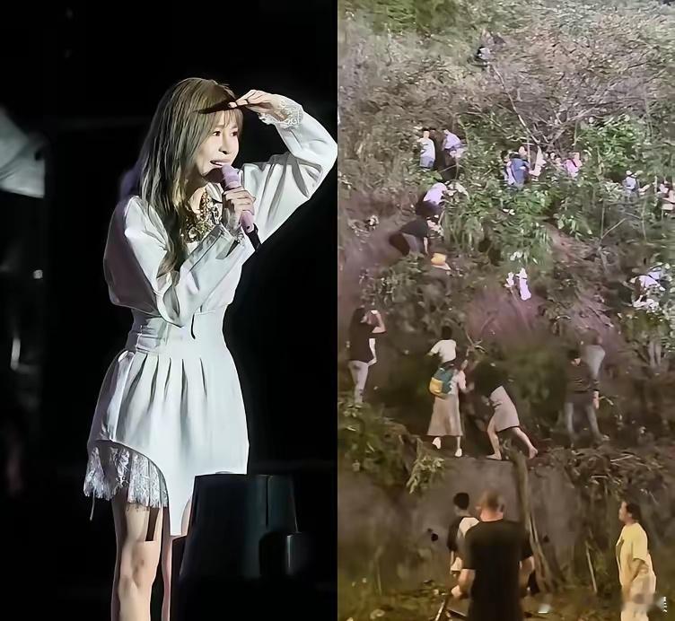 王心凌北碚演唱会火了，不是因为舞台效果有多好，也不是歌声有多甜美，而是意外来的太