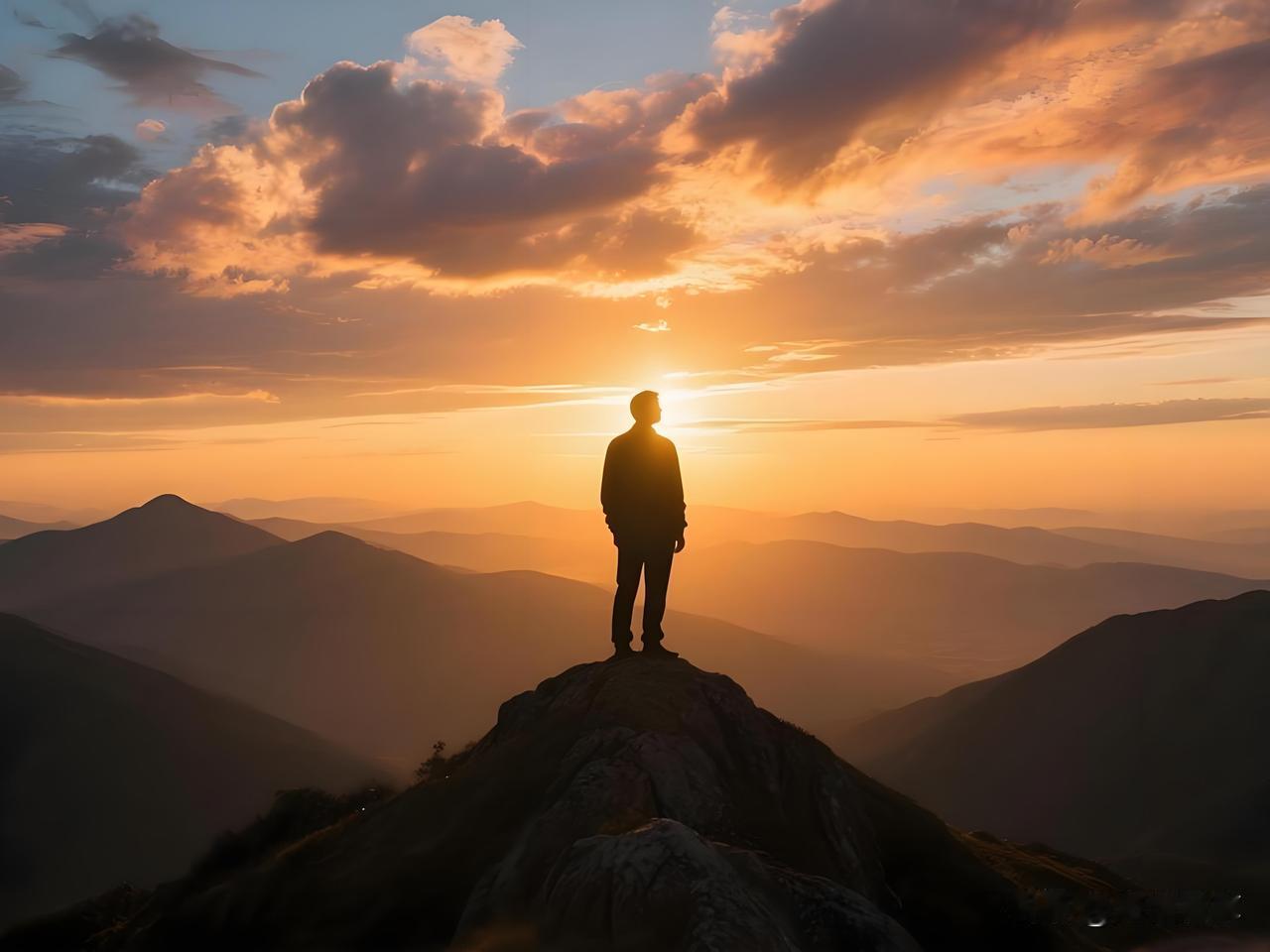 一个人最顶级的人生境界是什么?是“事来扛住，事过放下”。顺境时不飘，知道繁花终有