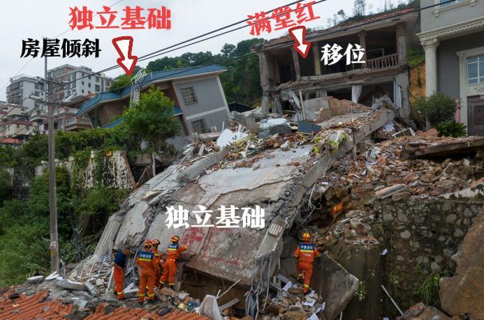 发现没，广州山体滑坡现场很怪异😡😡受波及的有4栋房子移位其中3栋