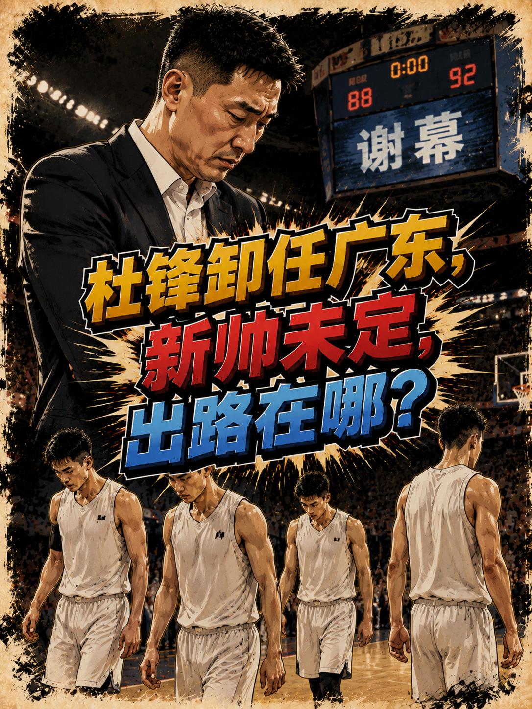 杜锋卸任广东队的主帅真的是一件好事吗？毕竟当广东这支十一冠王失去了杜锋之后，他们