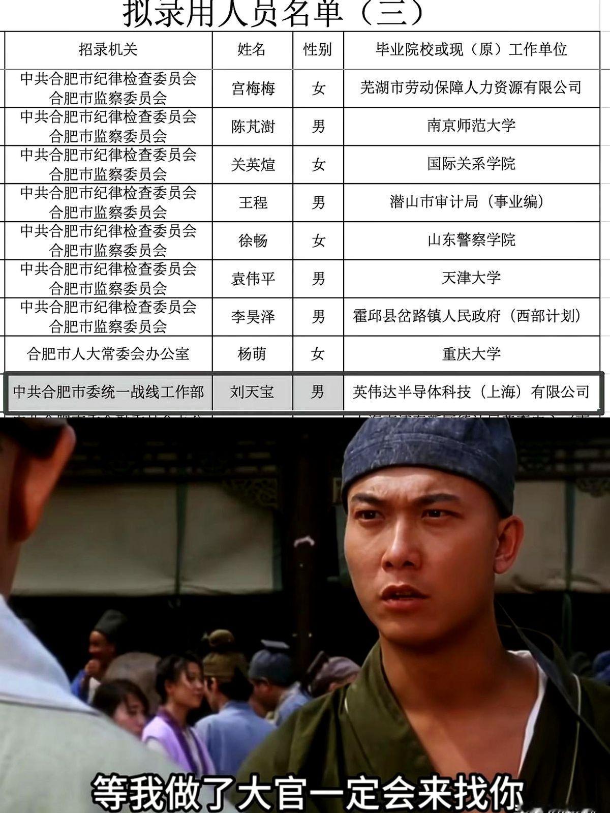 “等我做了大官一定会来找你”他还真没骗人，那个在英伟达敲代码的刘天宝，转身就进