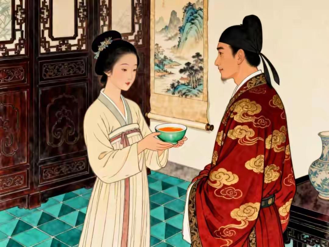 裕王一时临幸倒茶婢女李氏，她诞下皇长子，终成太后，辅佐万历开创中兴局面