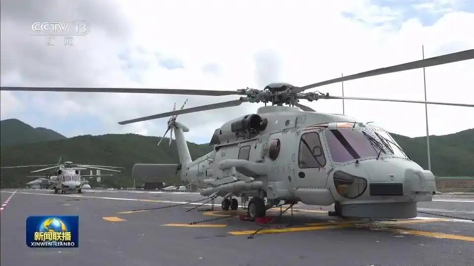 目前，部署在“福建”号航母上的直20J中型舰载直升机，它所使用的轻型反舰导弹，早