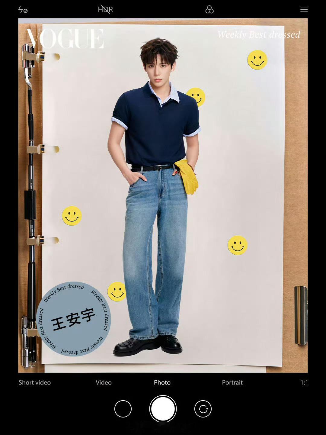 VOGUE一周最佳穿搭本周上榜男明星全是95🥜：王一博、蔡徐坤、敖瑞鹏、王安宇