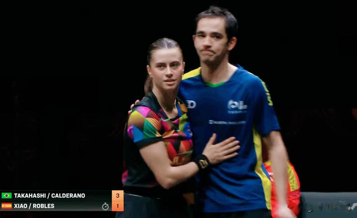 12.11雨果/高桥3:1战胜了对手，拿到自己首场混双胜利。雨果/高桥这两