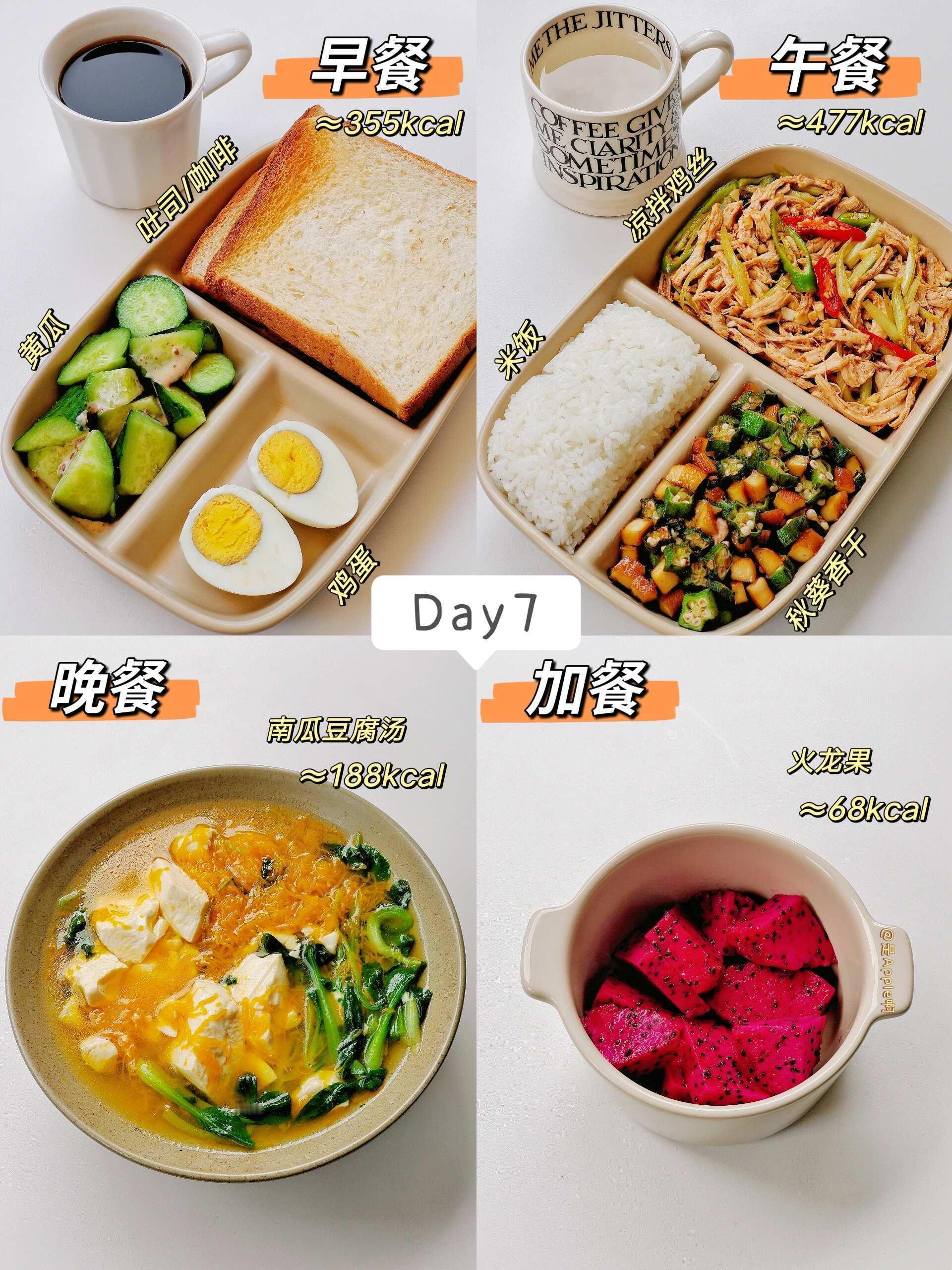 减脂餐食谱合集分享营养好坚持~