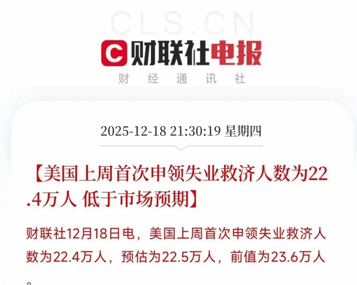 美国11月CPI的数据终于落地了，同比增长2.7%，预估为增长3.1%。美国11