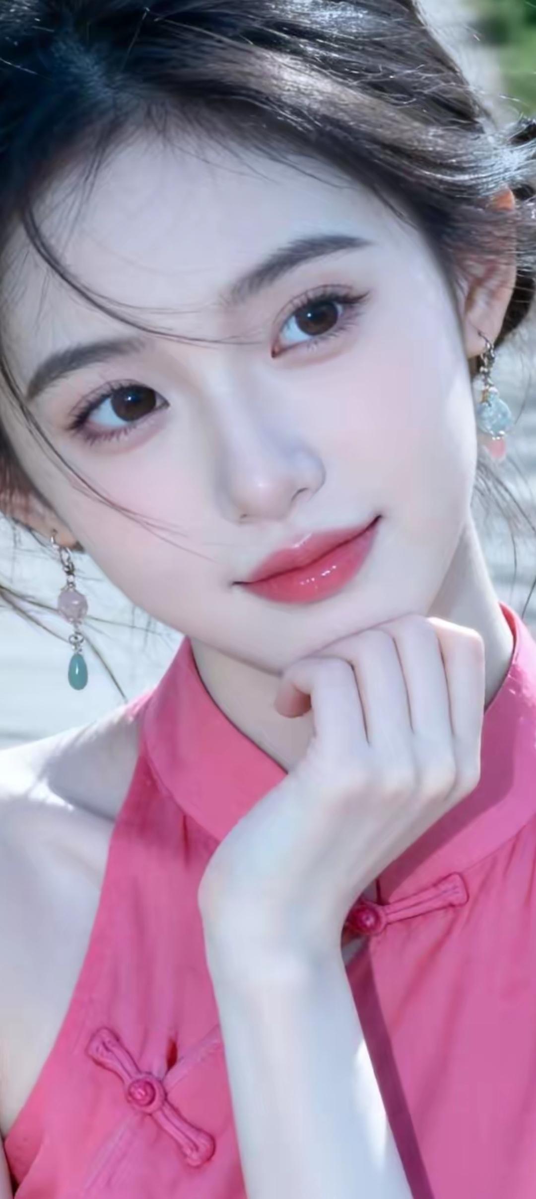粉嫩少女心，甜美粉裙，清新自然，元气满满！🌸💕