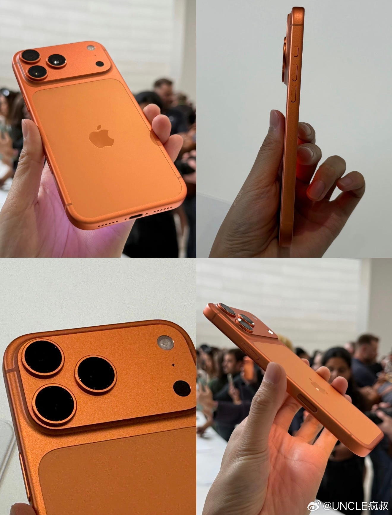好了各位，iPhone17Pro系列的真机定妆照想好哪个颜色了没？👀（让我