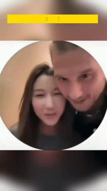 女生出轨外国男，视频曝光，她是真亲啊！视频里，她知道Zeus在拍视频，还撅着嘴亲