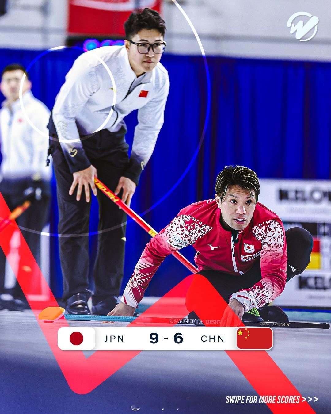 【冬奥冰壶落选赛中国男队6-9日本遭首败中美日晋级资格赛】国际体坛战报速递1