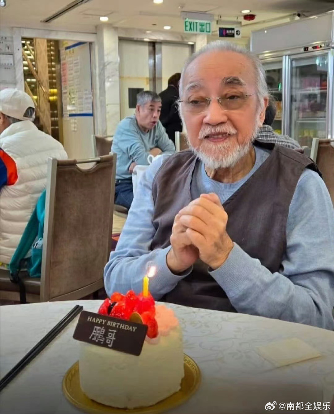 近日，TVB83岁老戏骨卢海鹏受访时感谢古天乐，他表示自己曾接受冠状动脉介入治疗