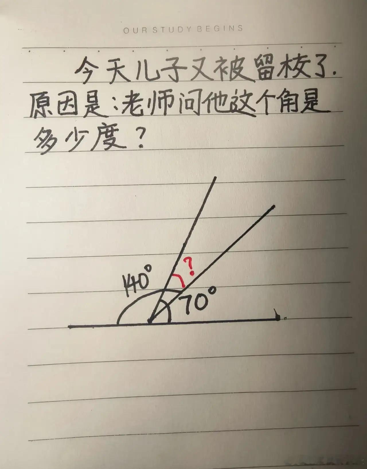 这道题很多人都做错，以你的水平能做对吗？请问这个角度是多少？