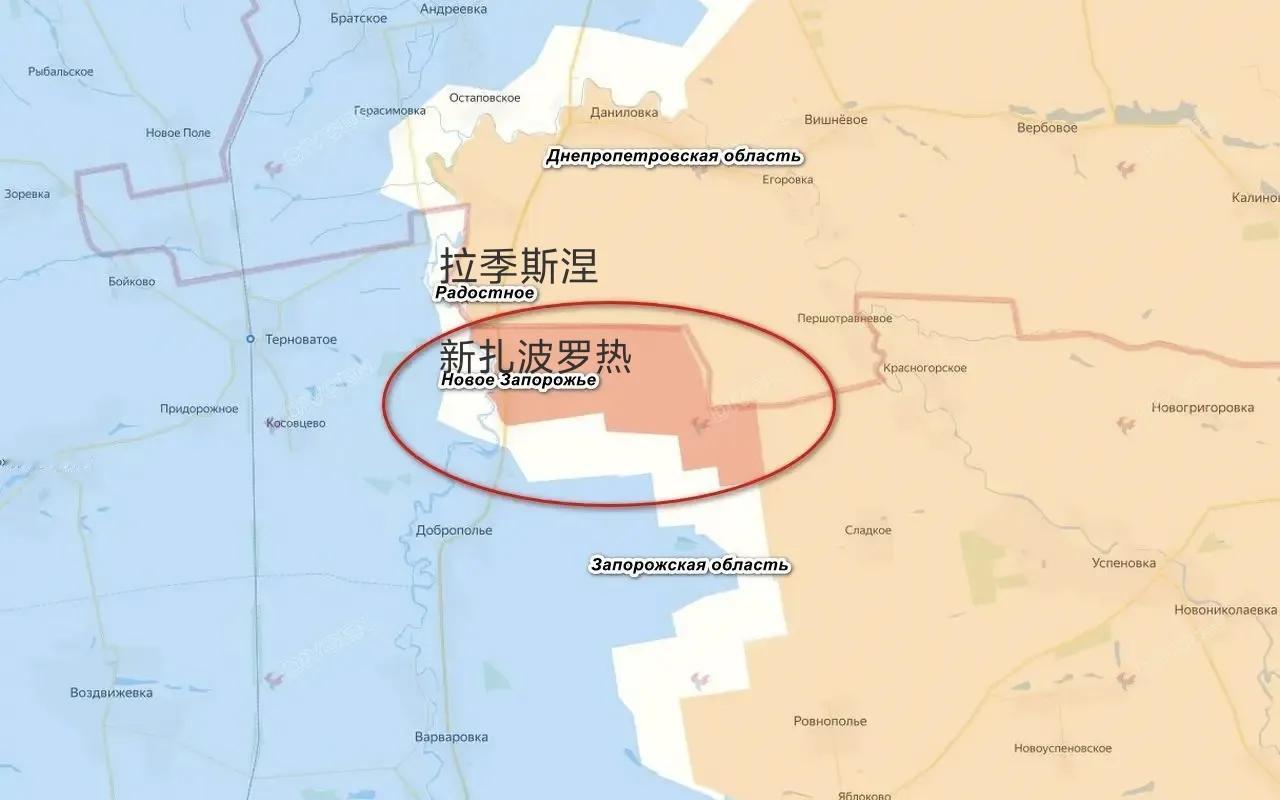 俄军东部集群的部队进攻势头强劲，在第聂伯罗彼得罗夫斯克州和扎波罗热州持续突破乌军