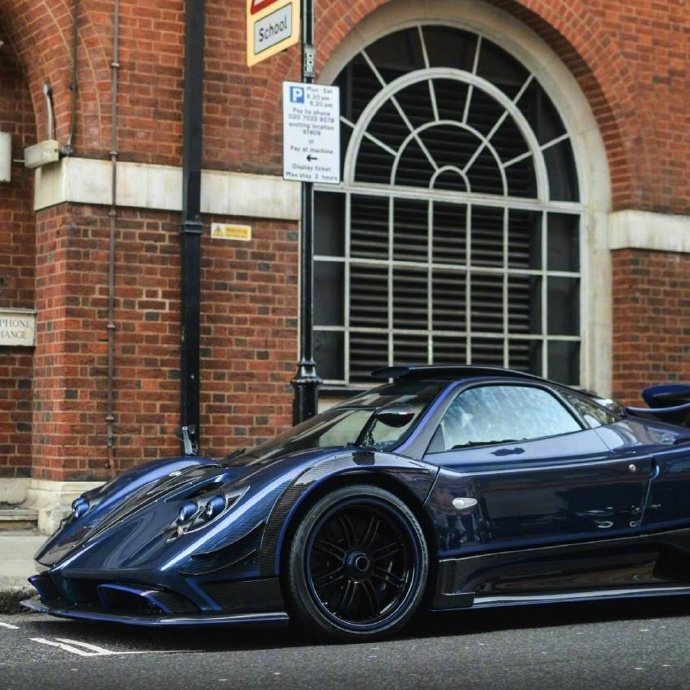 帕加尼Zonda（GUO），这大尾翼很霸气！深得我心[比心]​​​