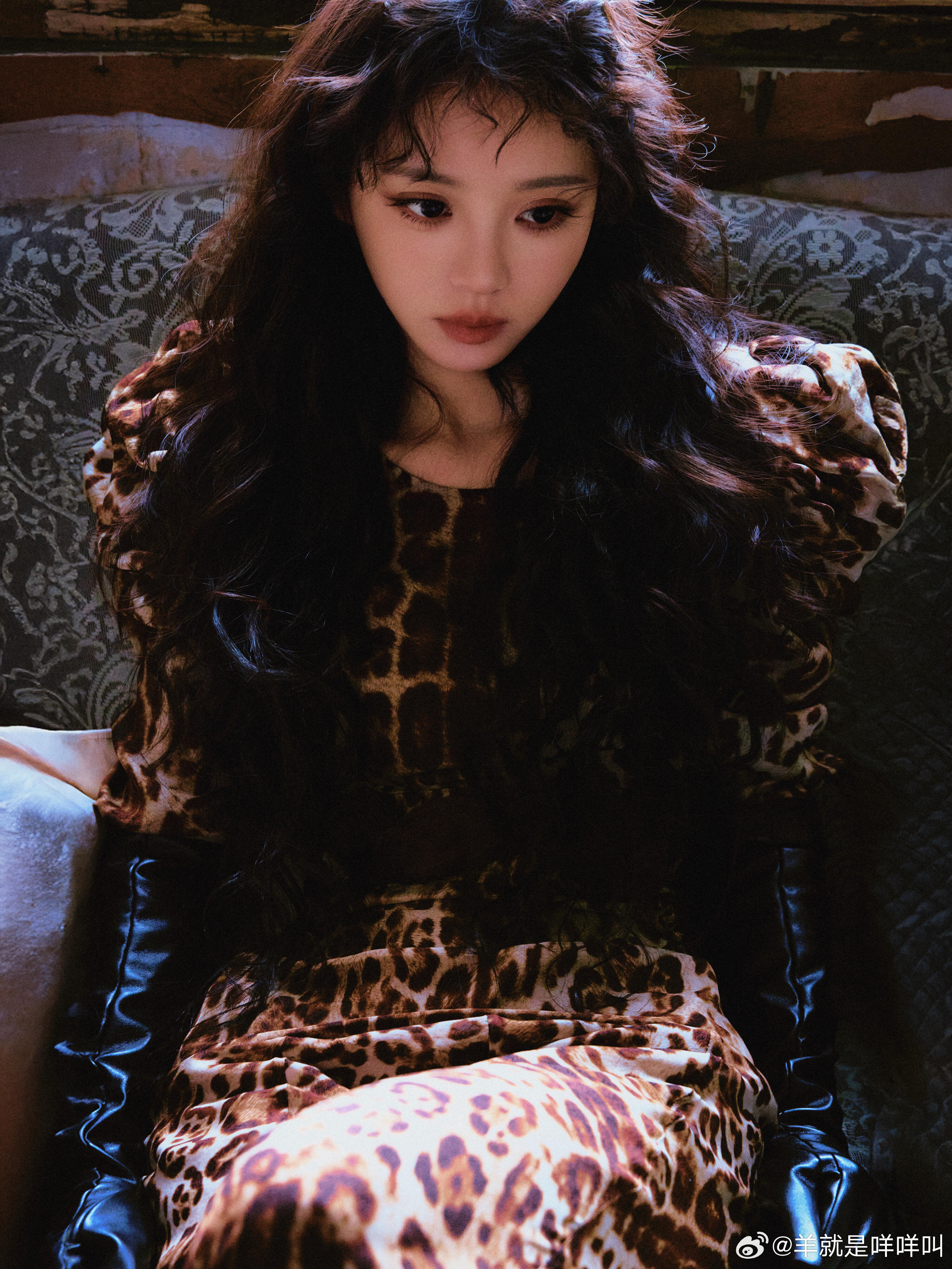 田曦薇尖叫之夜出图！卷毛猫猫🐱尖叫之夜出图