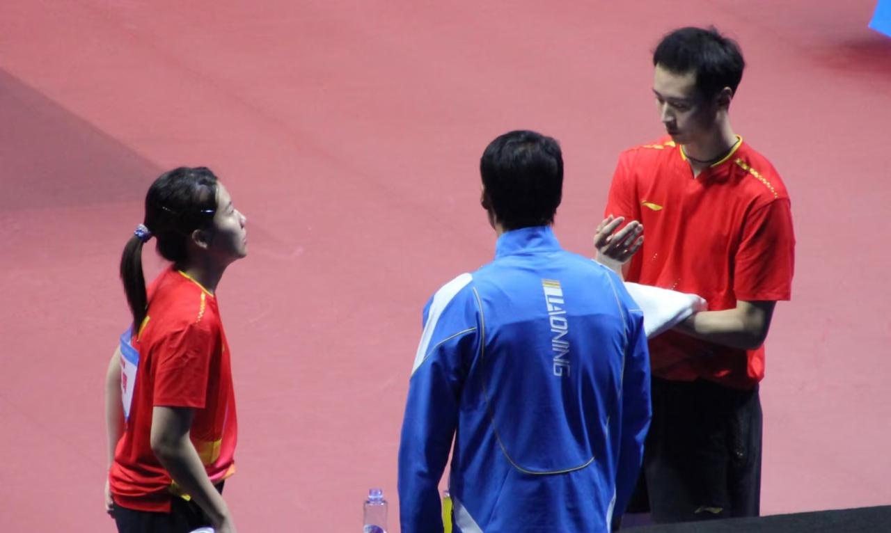 全运会第一个乌龙出现了谁能想到会发生这么尴尬的事在全运会四分之一混双决赛