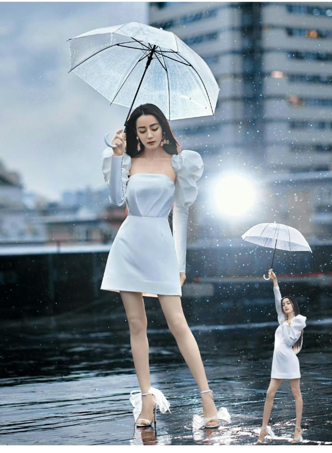 迪丽热巴，从头到脚真是美翻了。