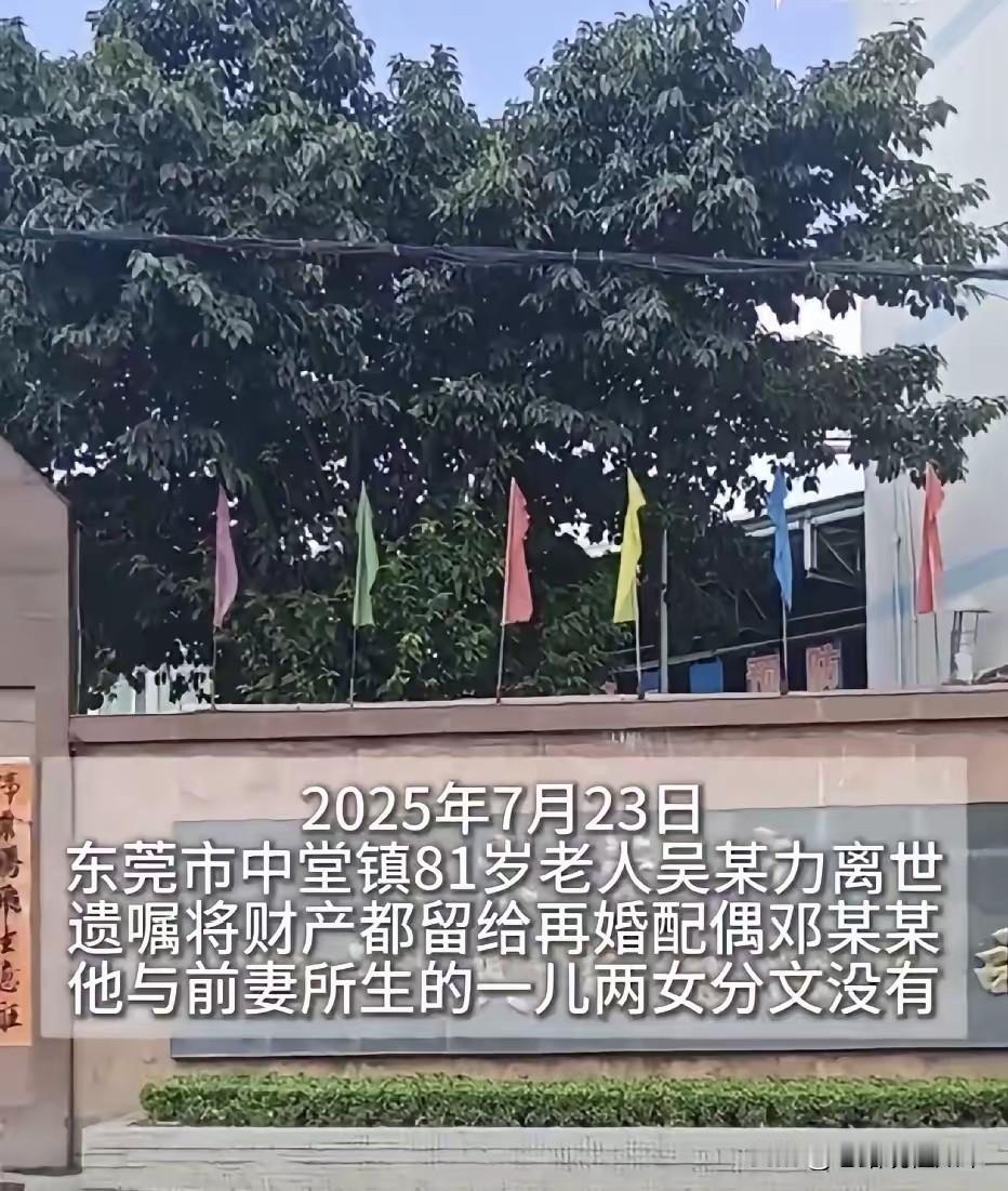 东莞81岁老人留下约6亿遗产，公证遗嘱全部留给再婚妻子，前妻子女起诉维权：遗嘱有
