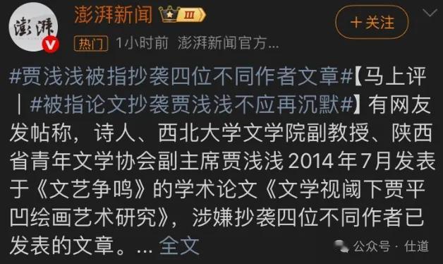 实锤了！论文抄袭应该是真的。期待真相
