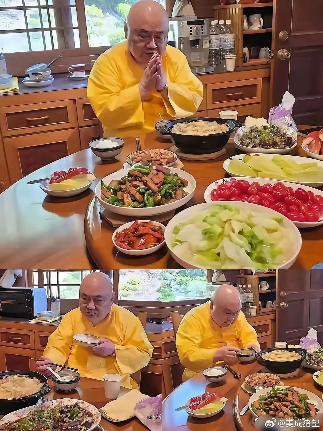 大师天天吃素怎么一点都不瘦