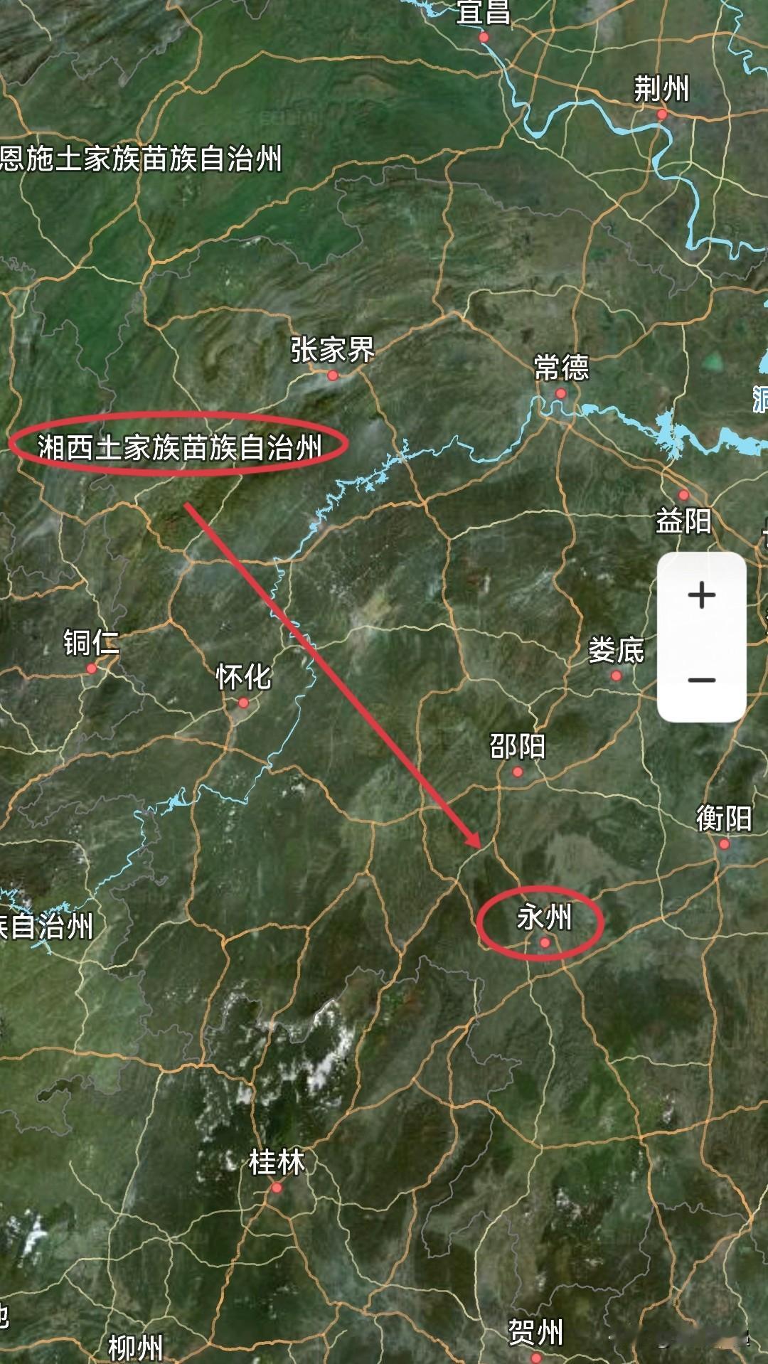 湖南，从湘西州4到永州市2算那个什么吗？湘西州，总面积1.55万平方公里，下辖