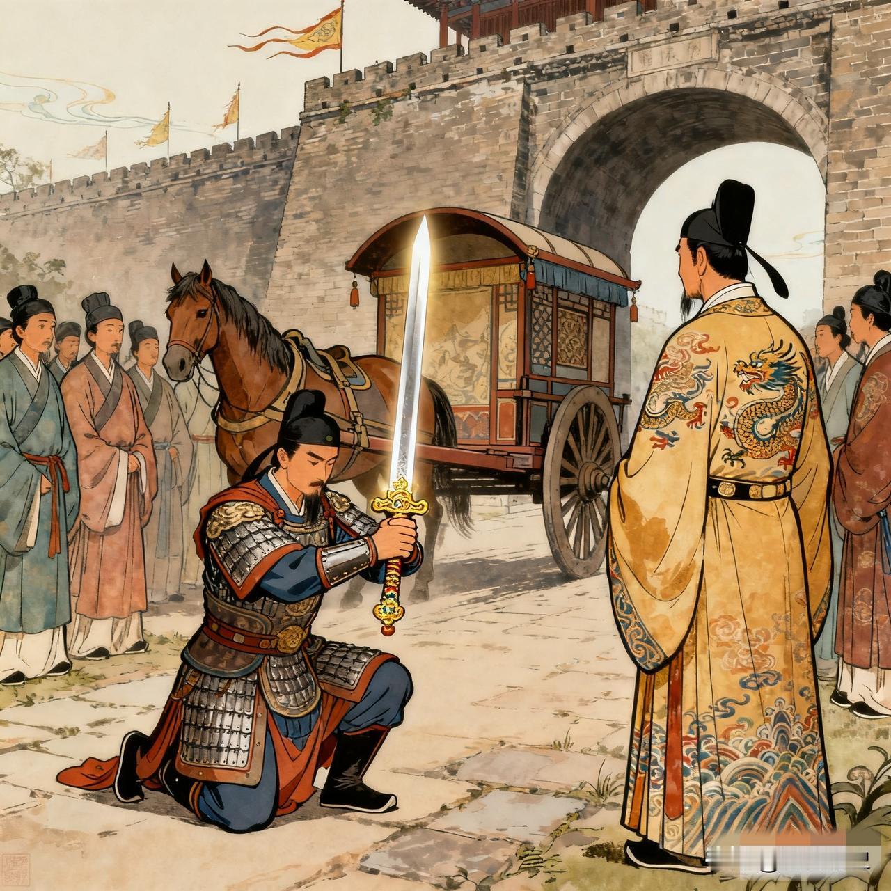 洪武13年，朱元璋拿着徐达递来的“告老还乡”奏折，忽然抬眼笑问：“中山侯陪朕打了