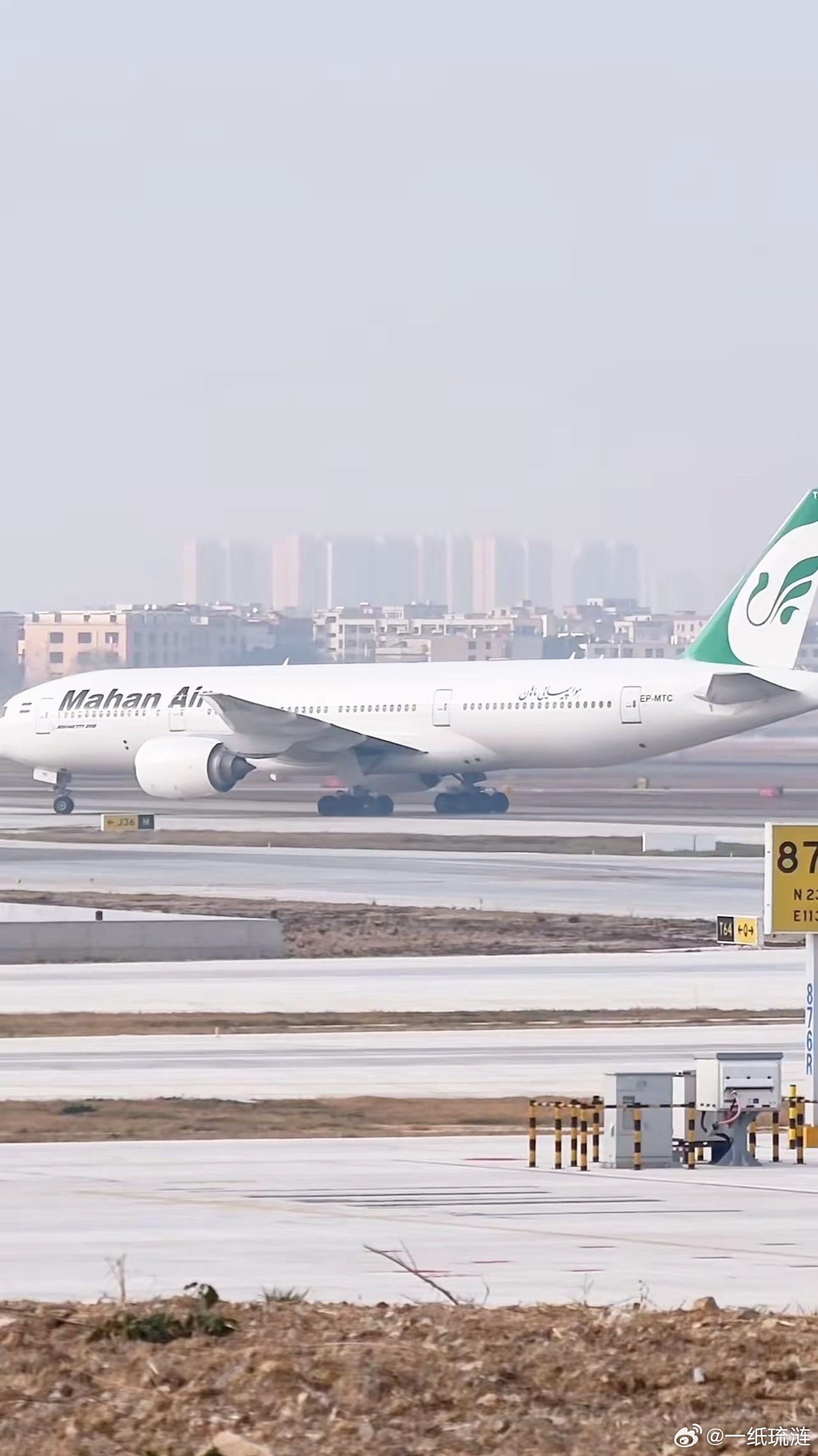 广州白云机场，这架伊朗波音777还能回去吗，还真是来时好好的，回不去了，伊朗、科