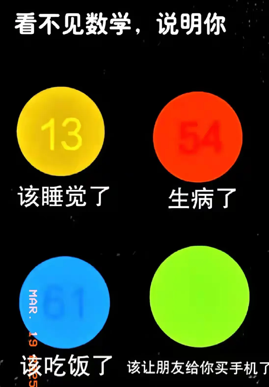 图中有些什么数字，最后一个是什么，怎么看不到数字？