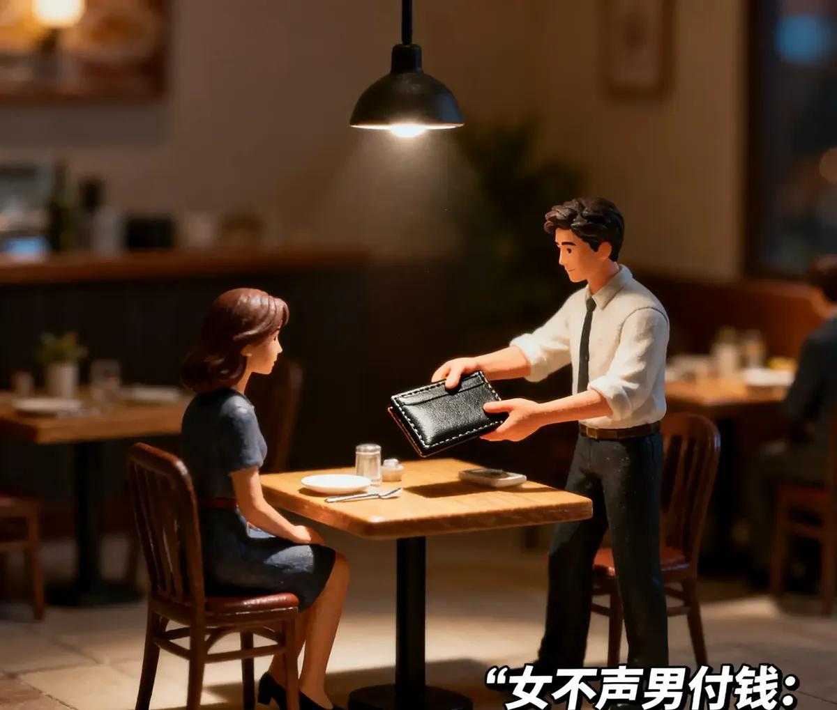 刷到个帖子说“抢着买单才是真心”，评论区吵翻天。有人晒图，相亲对象吃完坐着刷手