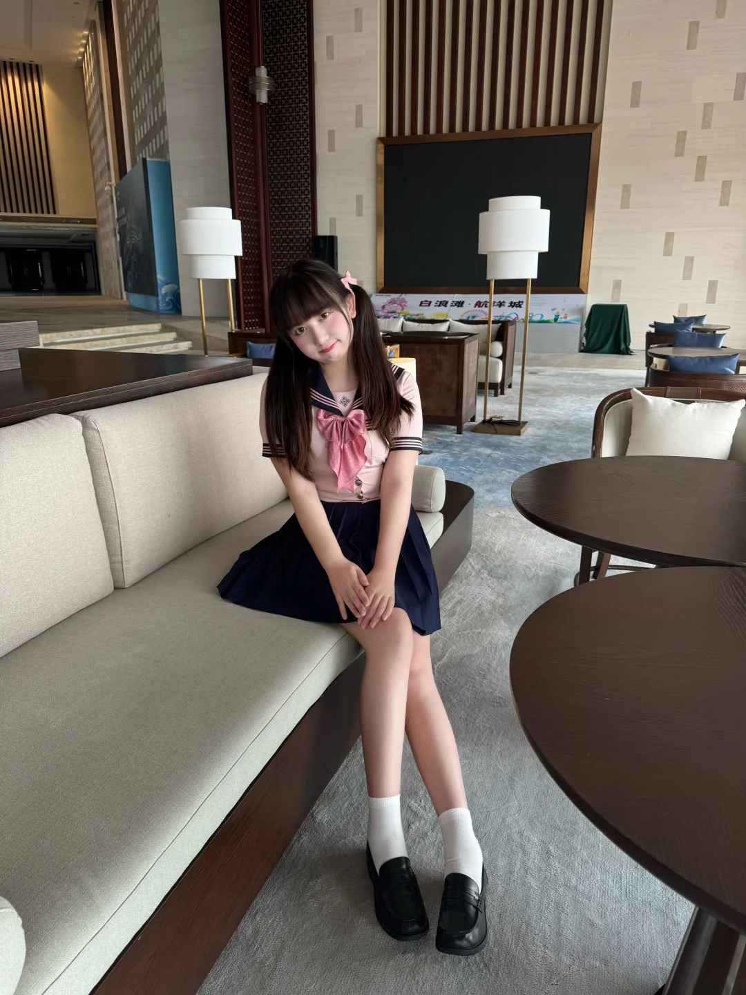 jk日常丨172甜妹打卡拍照！